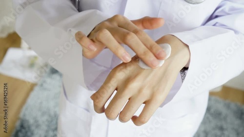 Scientists are experimenting with creams made from natural organic compounds. To help maintain beautiful skin.