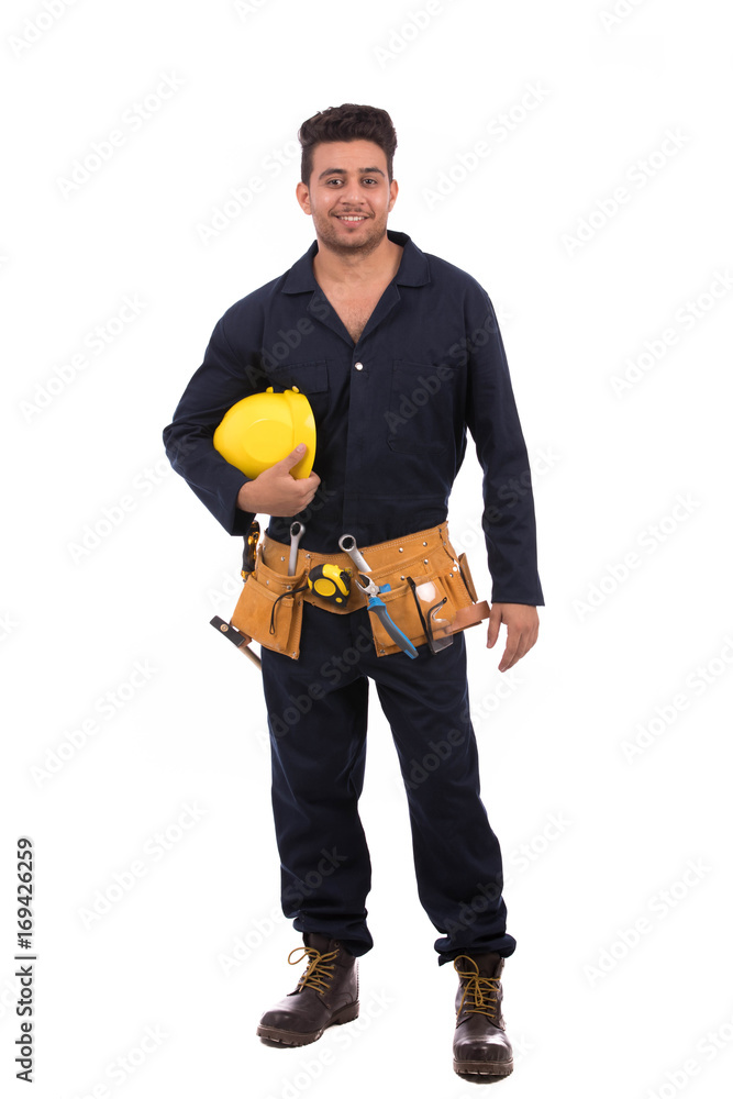Smiling worker Smiling worker