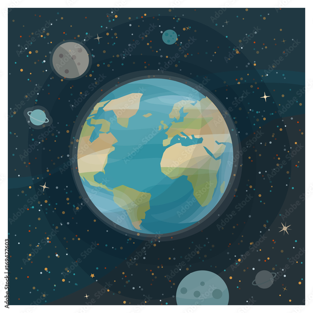 View of earth from space View of earth from space