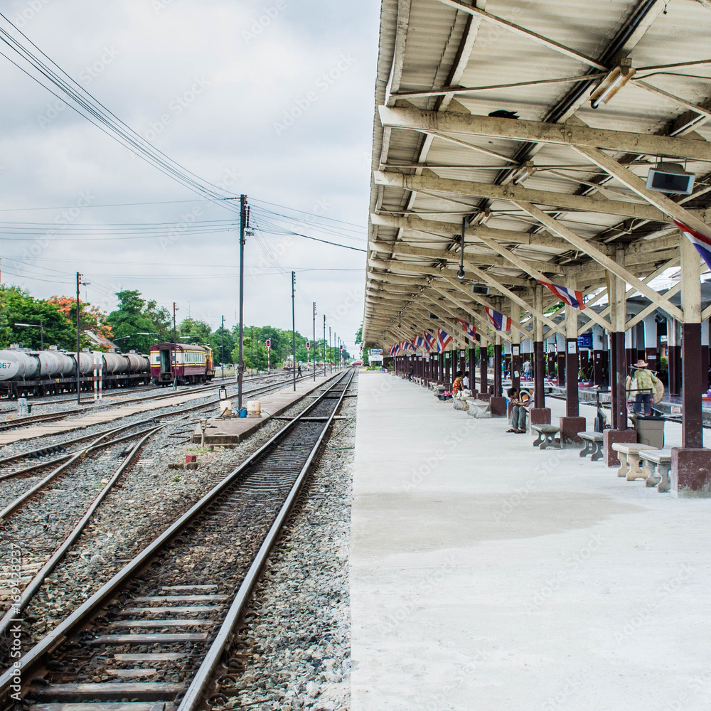 Naklejka premium Railway