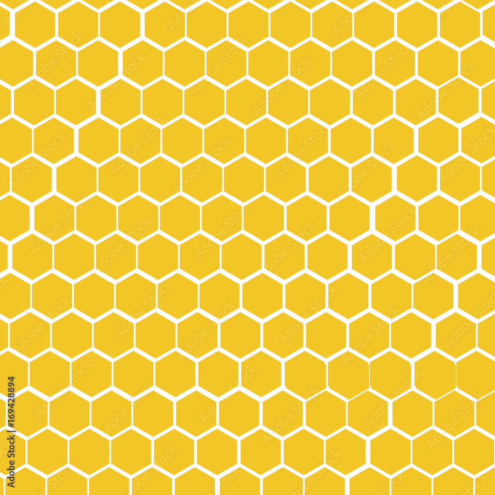 custom made wallpaper toronto digitalA yellow honeycomb vector background