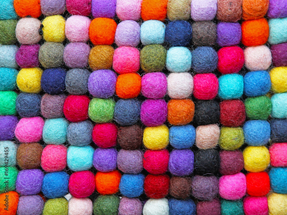 Abstract Color Wool Dots Background Abstract Color Wool Dots Background