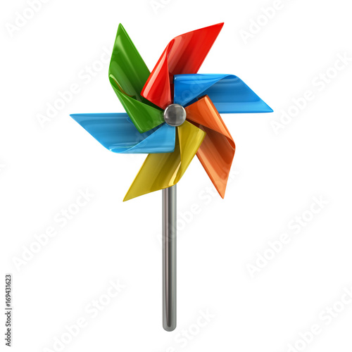 Colorful pinwheel photo