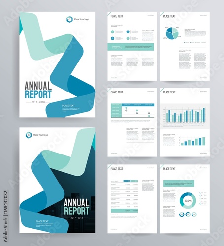 template design for company profile ,annual report , brochure , flyer  ,and page layout with business infographic element, A 4 size, vector editable