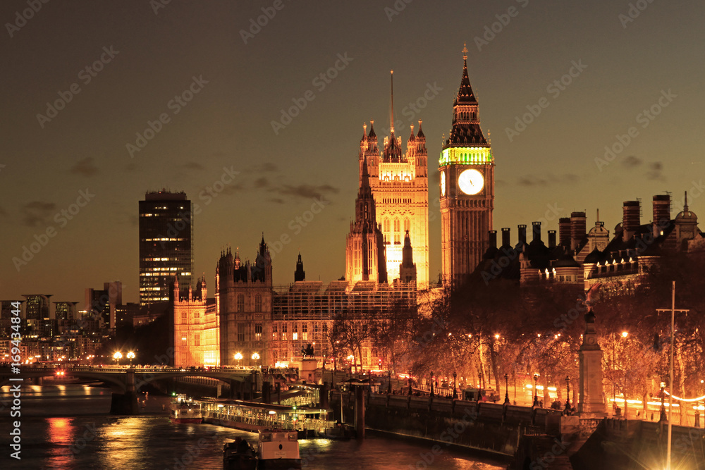 Big Ben sepia