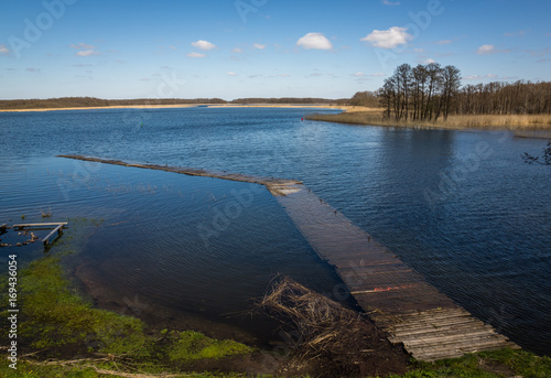Lake Kirsajty on Masuria, Poland