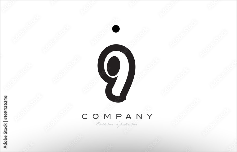 9 number logo icon template design 9 number logo icon template design