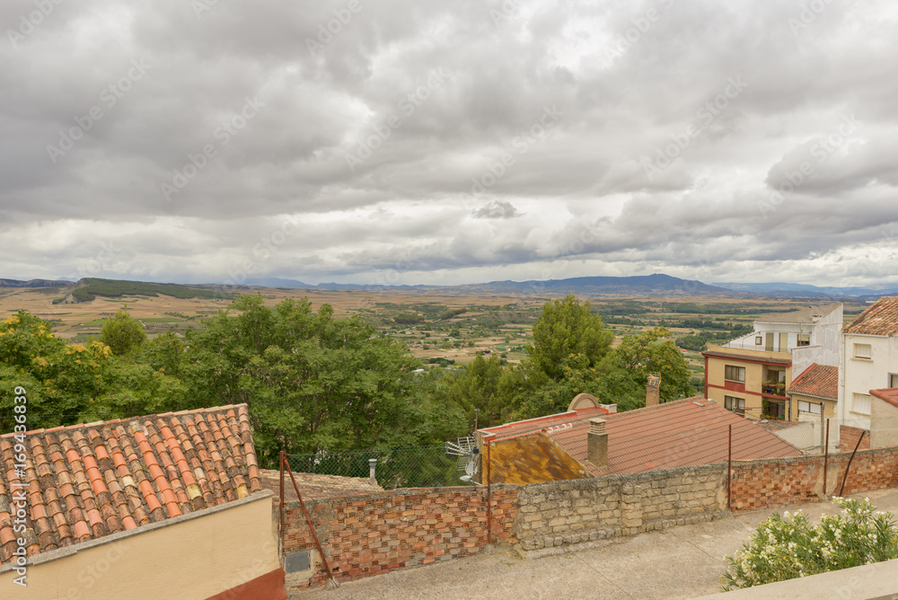 Obraz premium The town of Lerin in Navarra, Spain
