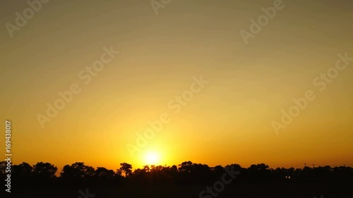 Wallpaper Mural Beautiful sunset to night transition over field . 4K UHD timelapse. Torontodigital.ca