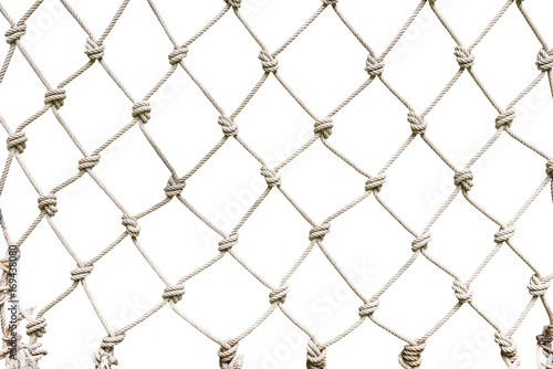 White rope net woven photo