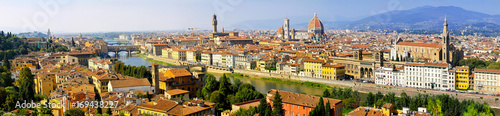 Florence Italy cityscape panoramic