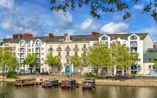 The Erdre River in Nantes  France