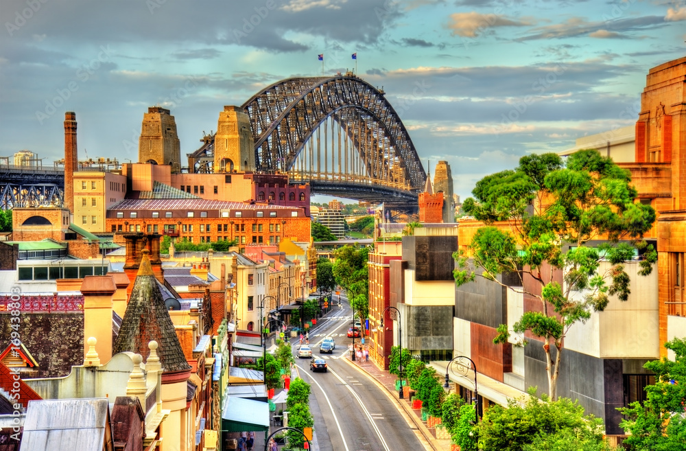 Fototapeta premium Sydney Harbour Bridge, zbudowany w 1932 roku. Australia