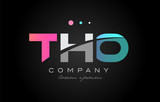 THO t h o three letter logo icon design