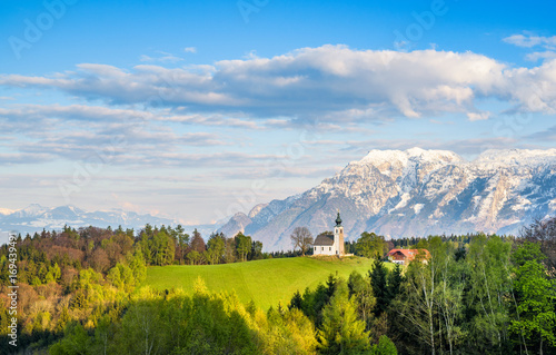 Idyllic bavarian alpine landscape, Bavaria, Germany