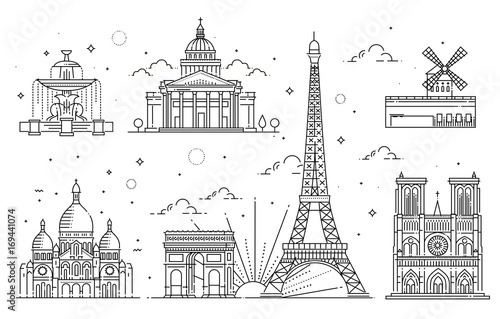 Architectural landmarks of Paris