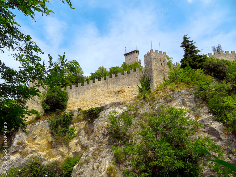 San Marino - fortress on the rock