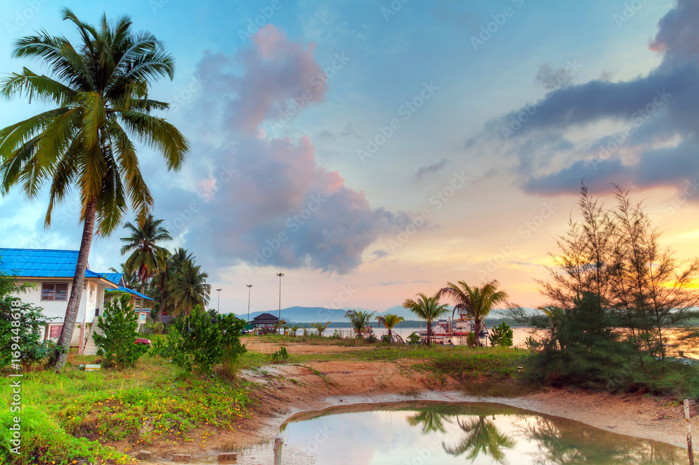 Obraz premium Tropical scenery in Thailand