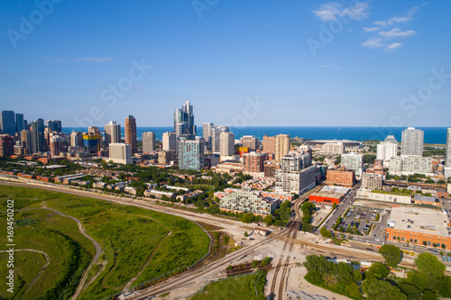 Near South Side Chicago aerial image © Felix Mizioznikov