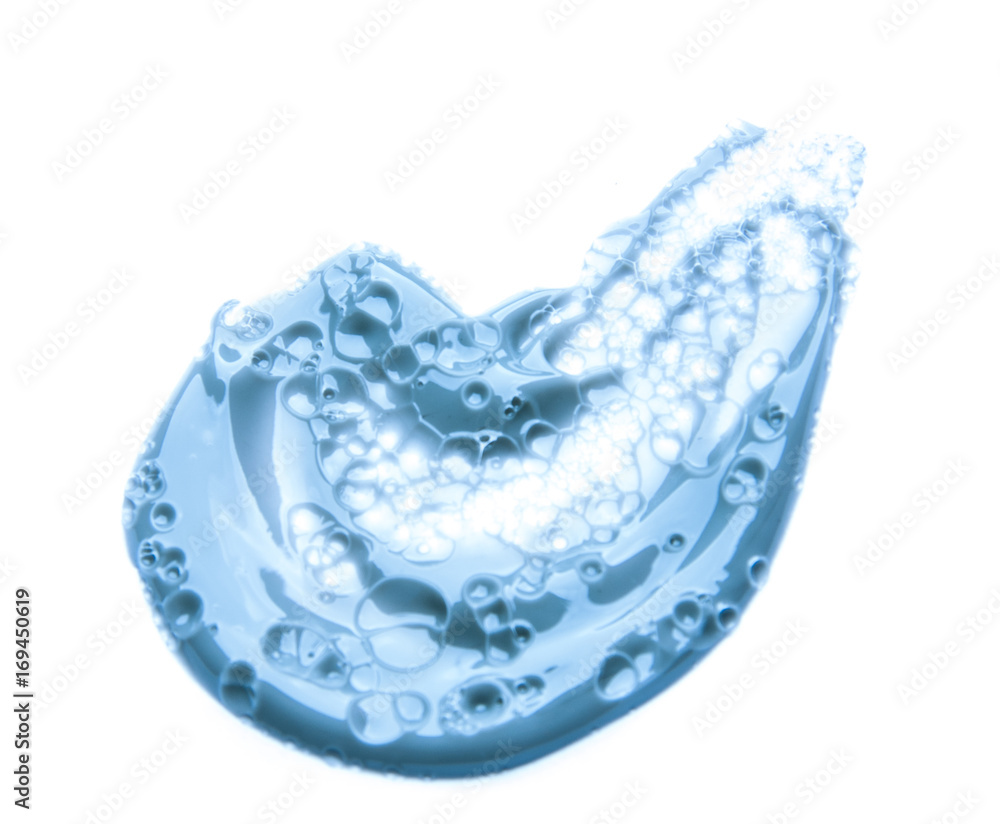 Obraz premium Gel isolated on white background