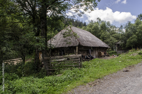 zabudowania wiejskie na Ukrainie 