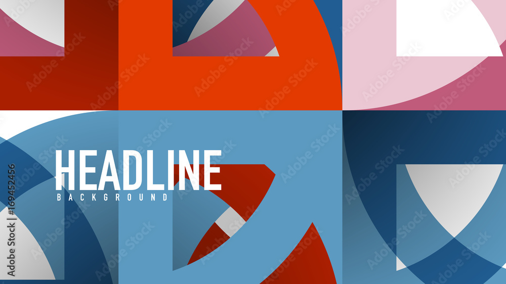Business presentation geometric template Business presentation geometric template