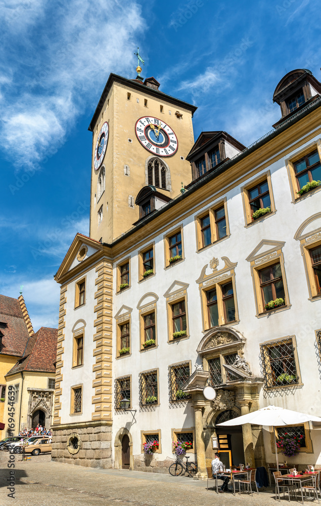 Altes Rathaus, the old town hall in Regensburg, Germany