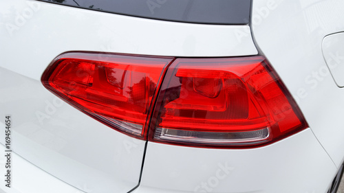 Soft focus Closeup of rear car lights