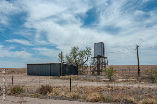 Old Ranch Building on the Side of the Road