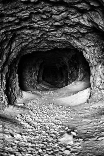 Caves in the misty mountains