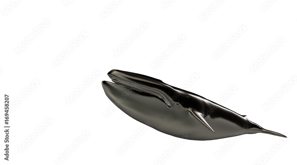 3d rendering of a reflective big Wahle on a background 3d rendering of a reflective big Wahle on a background