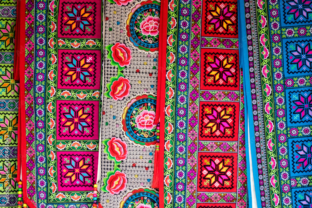 Colored Morrocan fabric