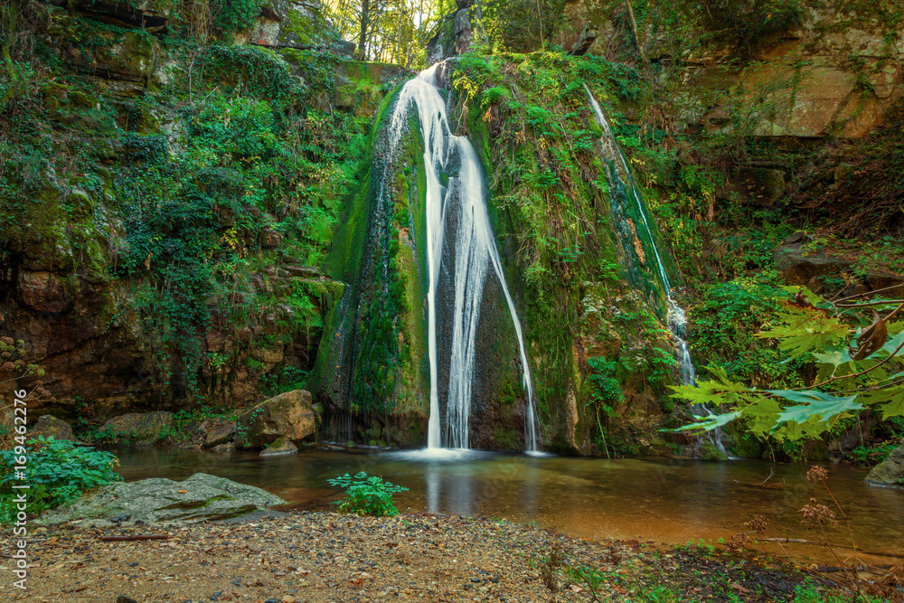 Fototapeta premium Waterfalls of Agia Varvara Chalkidiki