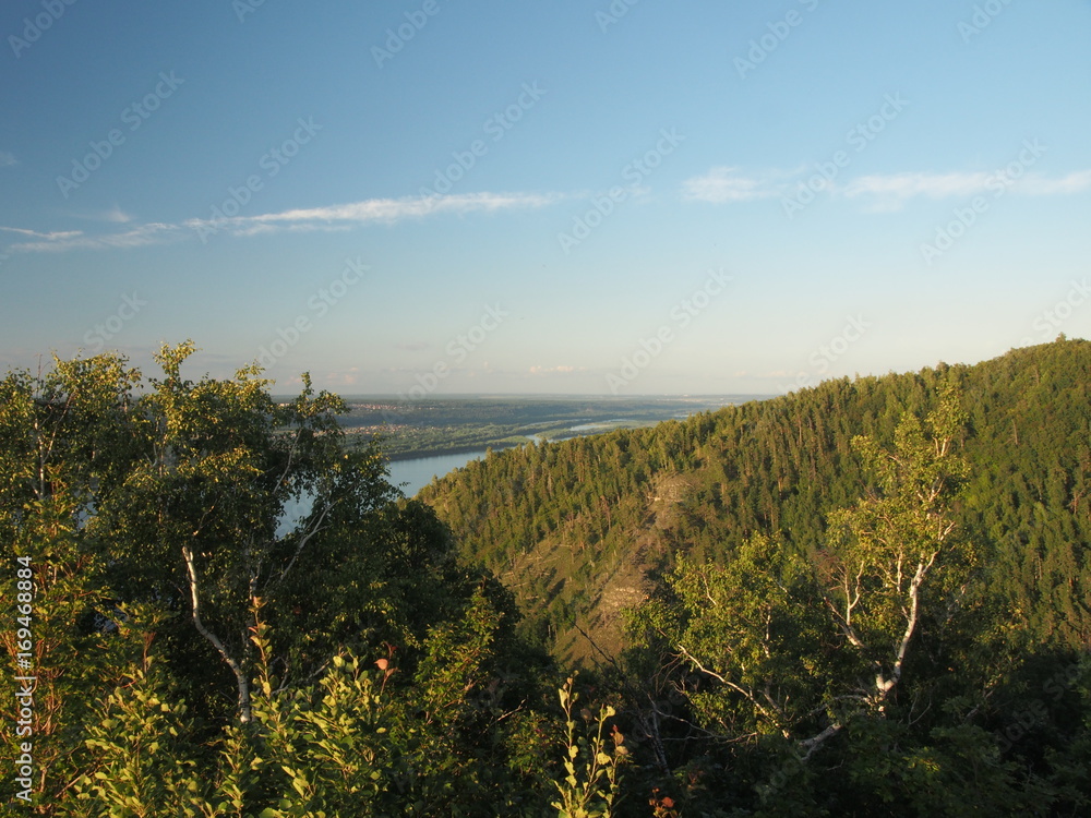 Volga expanses. The view on the Volga. Samarskaya Luka. Volga expanses. The view on the Volga. Samarskaya Luka.