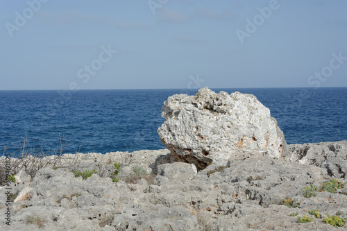 Rock, sky and sea