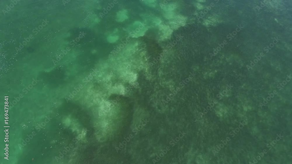 Aerial video over the ocean in the Florida Keys. Aerial video over the ocean in the Florida Keys.