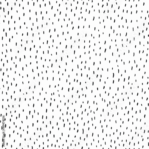 Abstract simple seamless texture with hand drawn dashes