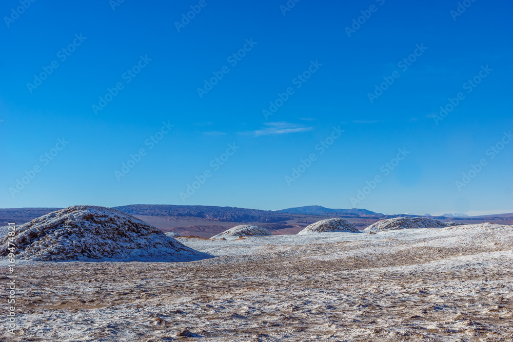 View on moon Valley by San pedro de Atacama in Chile