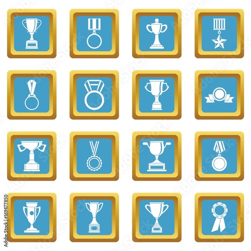 Trophy icons azure
