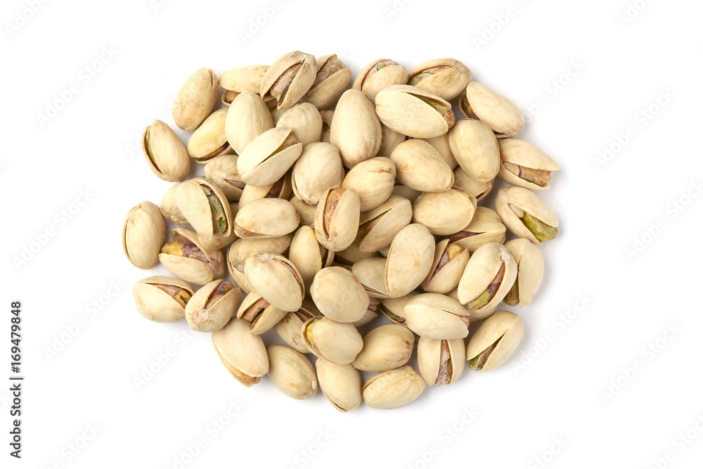 Pile of pistachios