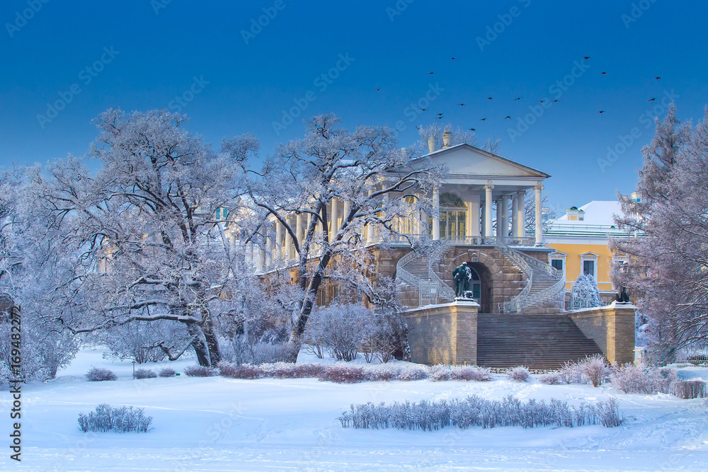 St. Petersburg. Winter park. The city of Pushkin. Catherine's Park. Russian Winter. St. Petersburg. Winter park. The city of Pushkin. Catherine's Park. Russian Winter.