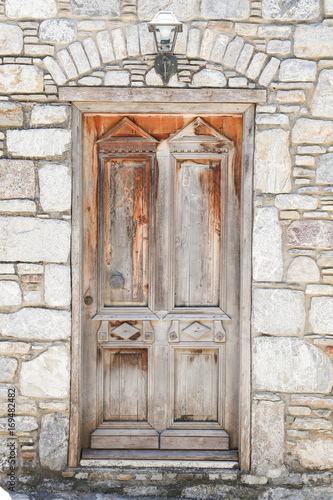 Wooden Door in Old Datca, Turkey © EvrenKalinbacak