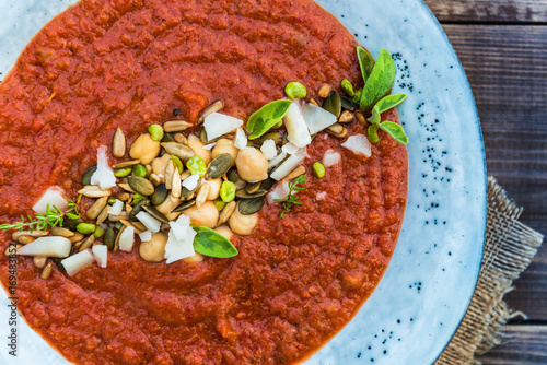 Vegetarian Detox Tomato, Broccoli and Chickpeas Soup