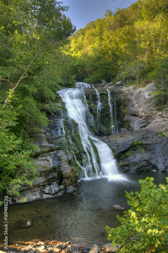 Fototapeta Naklejka Na Ścianę i Meble -  Bald River Falls in Tennessee, USA.