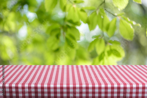 Empty table background