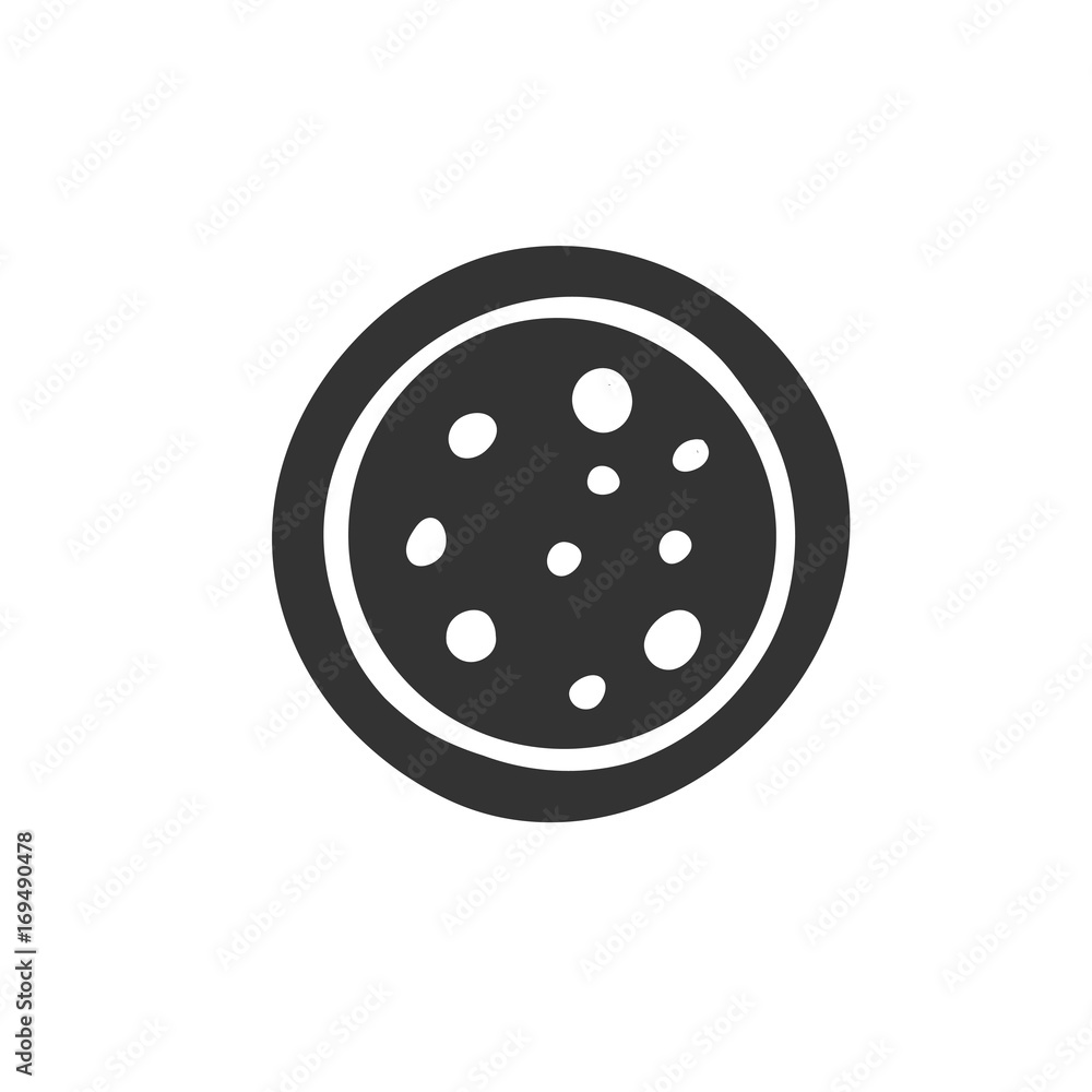 pizza, vector icon on white background pizza, vector icon on white background