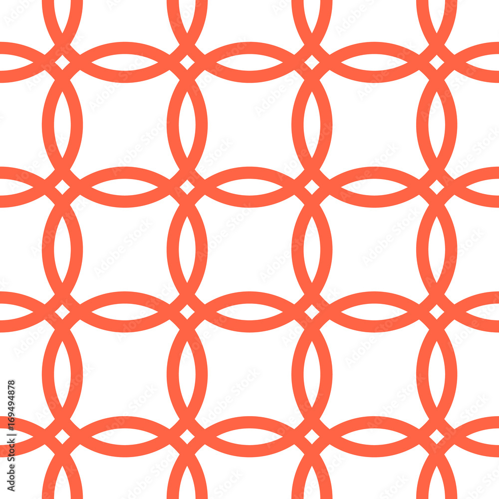Fototapeta premium Vector seamless pattern. Modern stylish texture. Repeating circles background