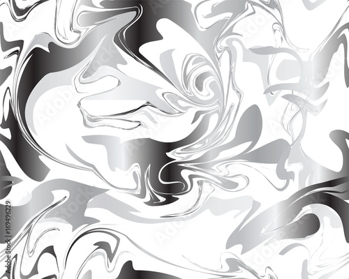 Marble silver texture seamless pattern