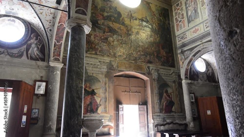 Abbey of Farfa (Lazio, Italy) - It's one of the most famous catholic abbeys of Europe of Benedictine Order, near Rome.  photo