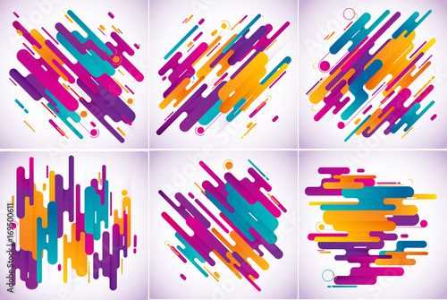 Modern stripes abstract background